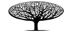 This is the final drawing in this "Am I doing this right?" series by Jesse Graber. If you look closely you can see the question embedded in the tree. 