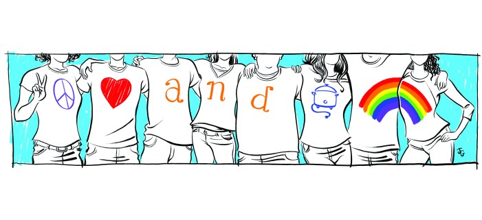 peace love and potlucks